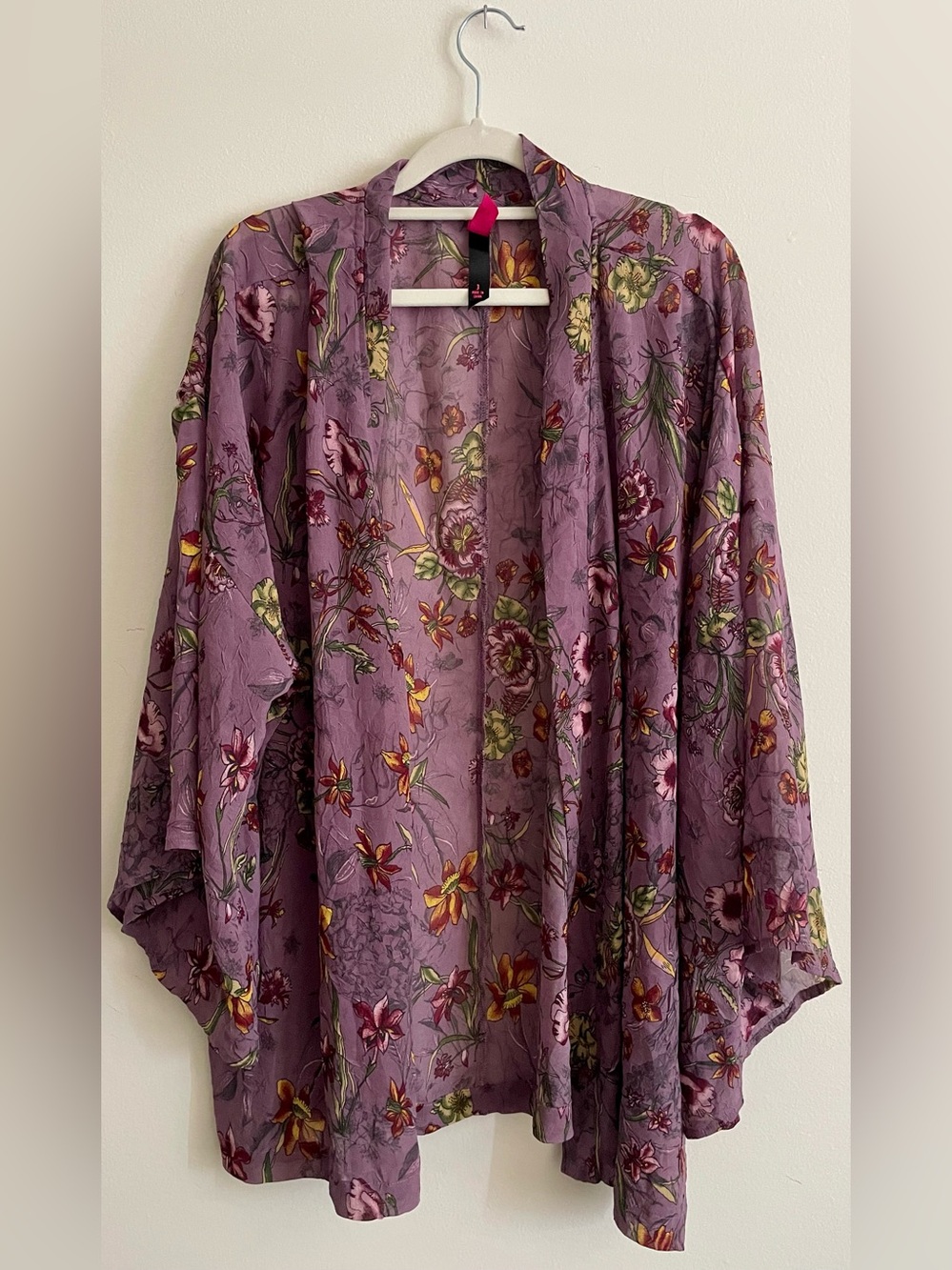🪻Pure Energy Plus Size Flowy Floral Open Front Cardigan 🪻